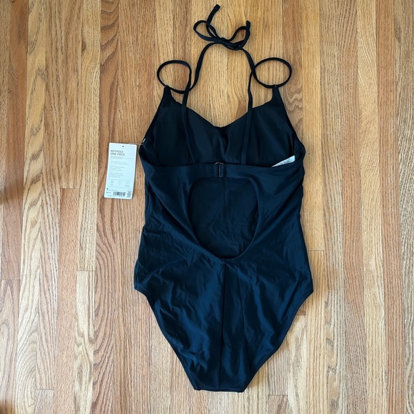 Black Athleta Keyhole Onepiece - Picture 5 of 6